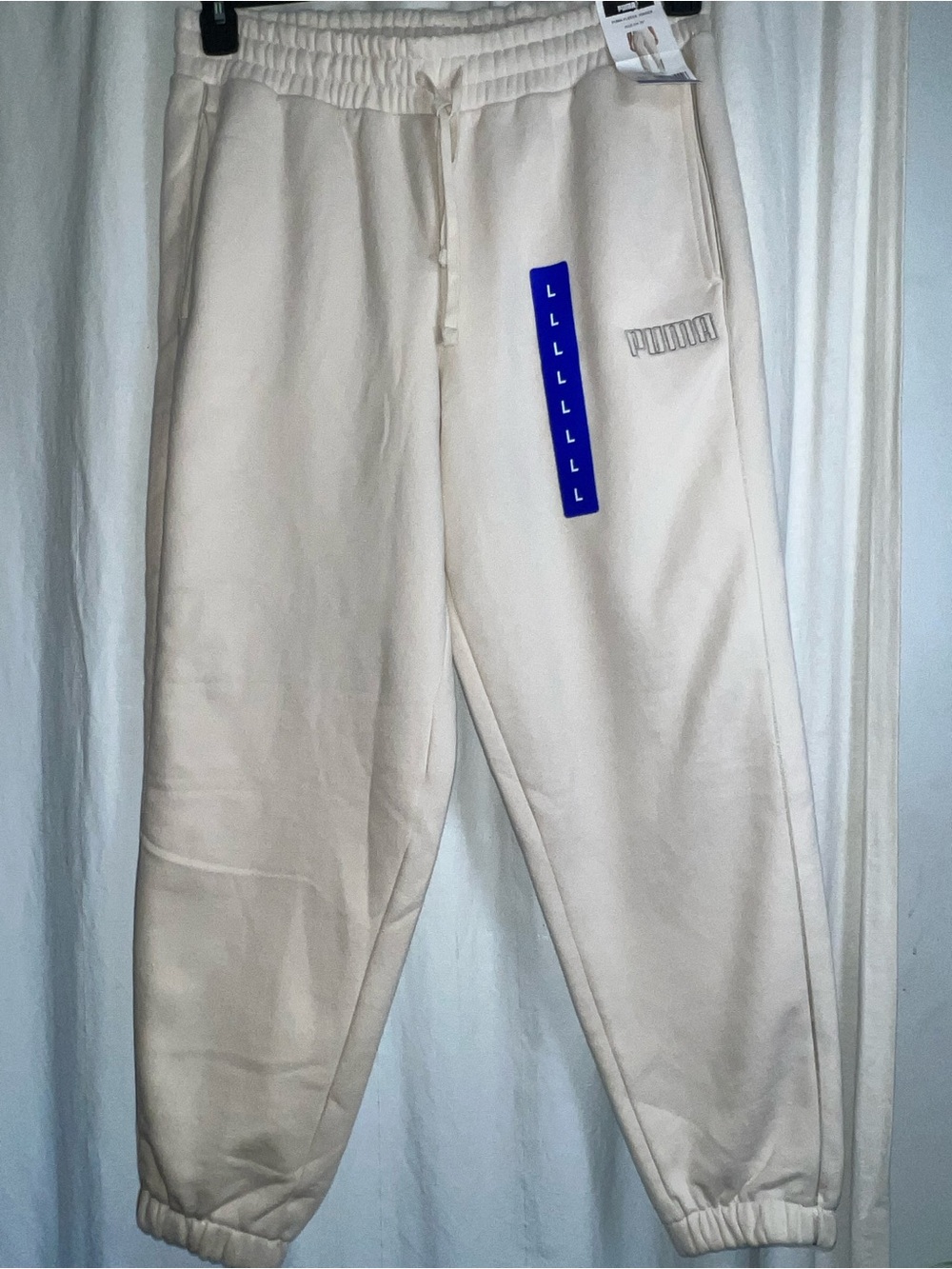 Puma women’s Cream Drawstring Joggers